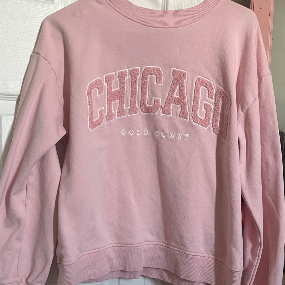 H&M Pink Crew Neck Sweater